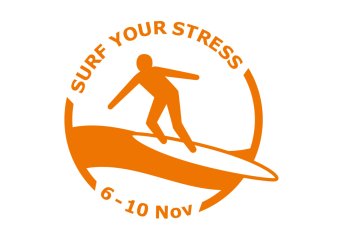 Pictogram Surf your Stress + datum