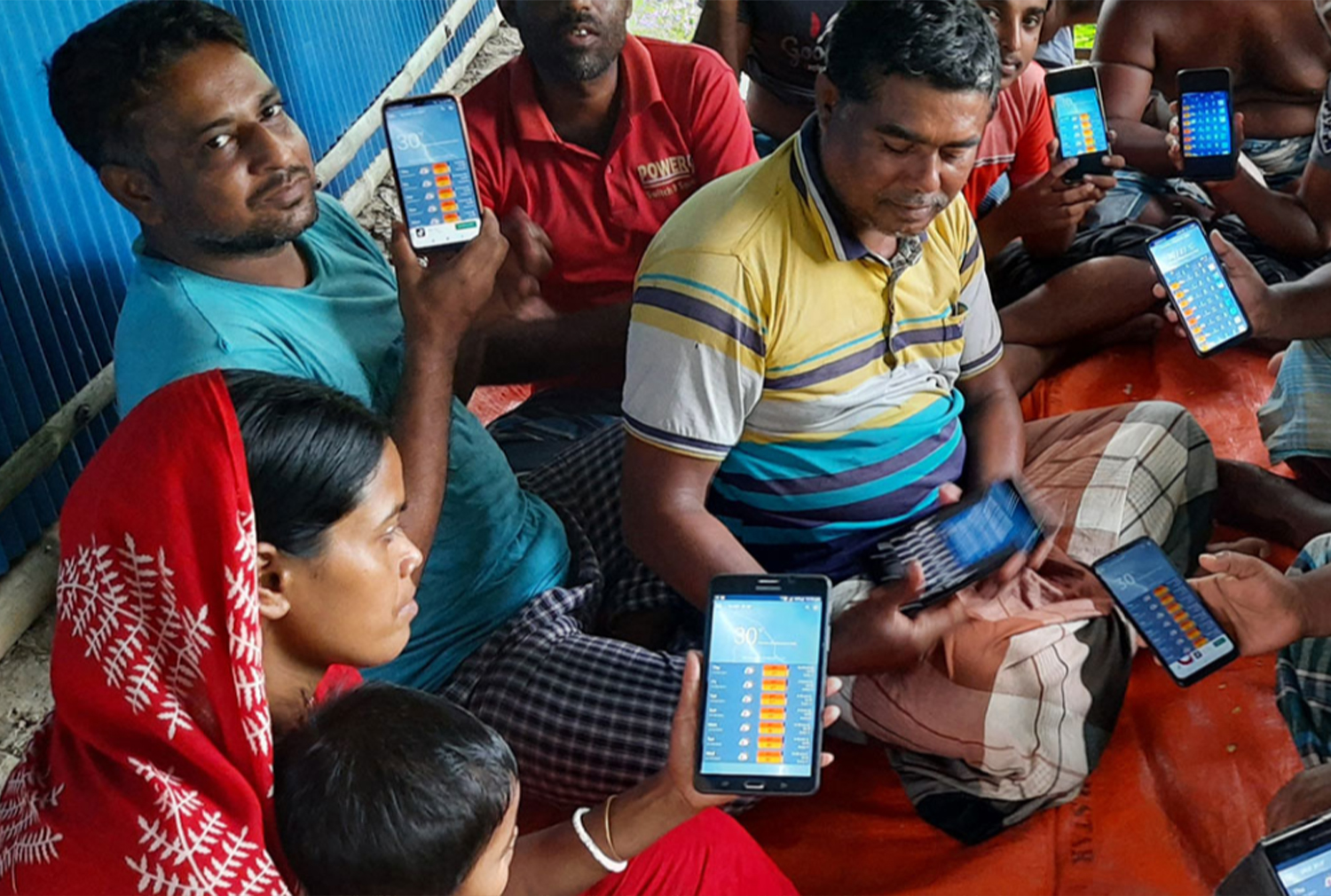 The Waterapps project was developed in collaboration with farmers from Bangladesh, among others. Photo: Uthpal Kumar