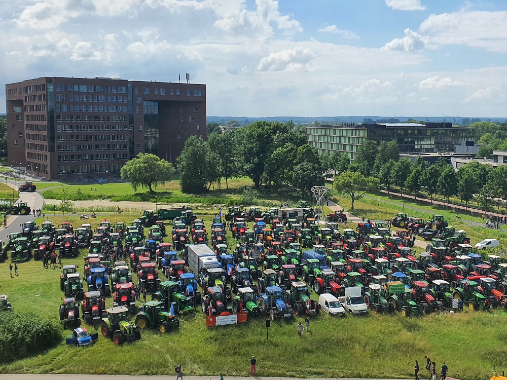 Protest Boeren Op Wageningen Campus - WUR