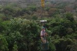 Cerro Ancon in Panama city and me checking our trees