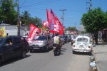 Car rally in election time, Recife. Photo by Martijn Koster.