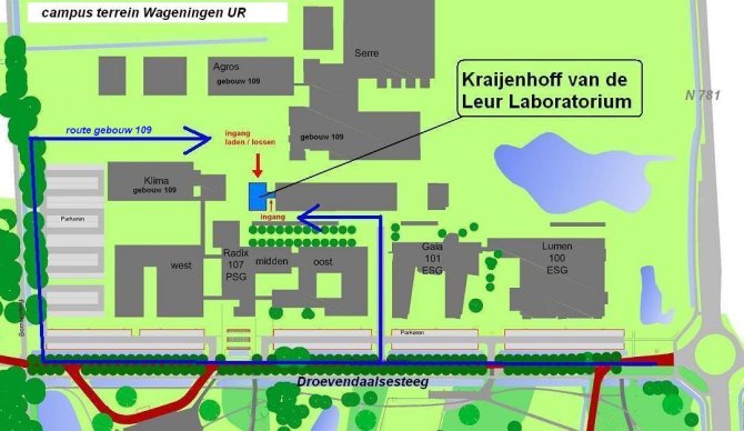 Laboratorium route 