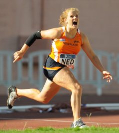 Javelin thrower Evelien Dekkers