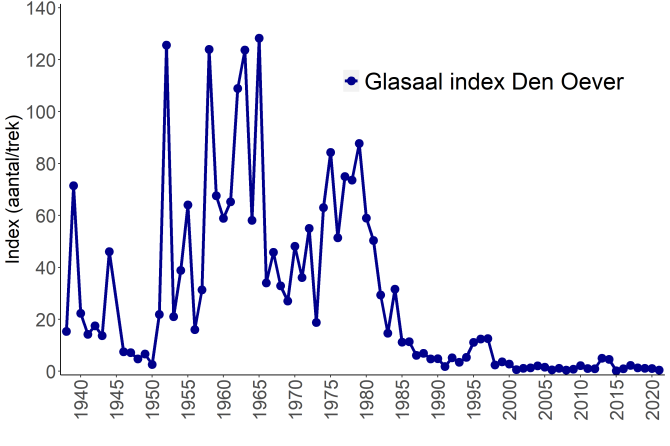 1. Glasaalindex bij Den Oever