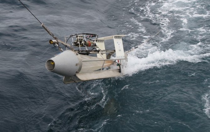 The Gulf VII plankton sampler that is used to sample eggs during the survey. (Photo: Wageningen Marine Research)