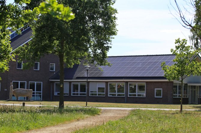 Duurzaamheid op de campus - zonnepanelen op Zodiac