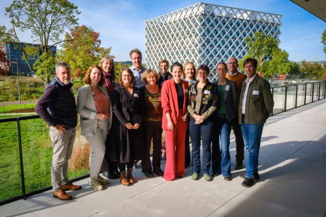 The WUR-delegatie. Foto: Guy Ackermans