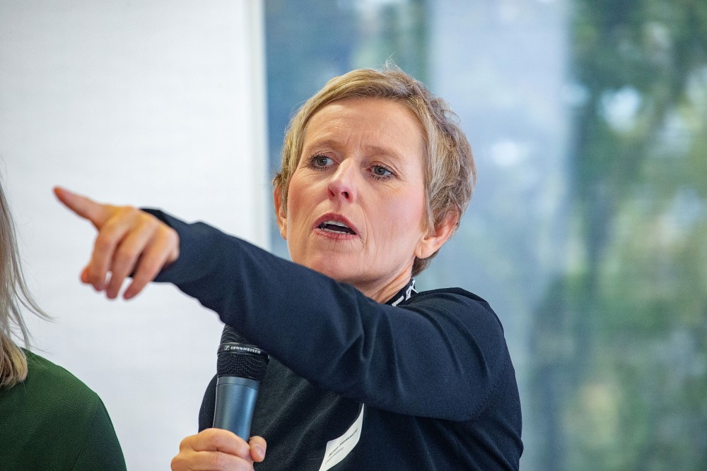 Silke Hemming, moderator van de Hackathon Autonomous Greenhouse Challenge 2019. Foto: Silke Hemming