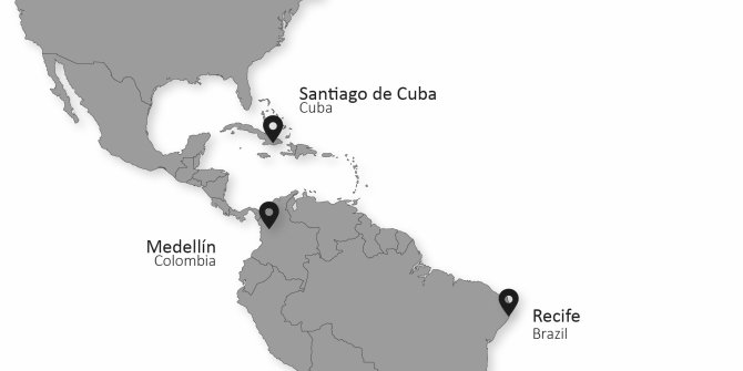 Field sites of the POPULAR research project