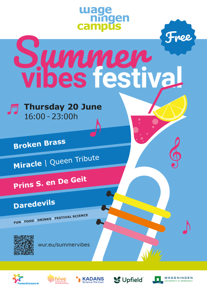 Wageningen Campus Summervibes 2024 - Poster 