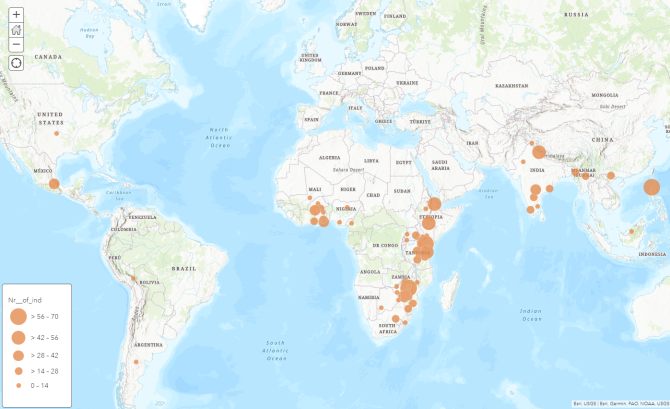 Figure 2: Interactive story map