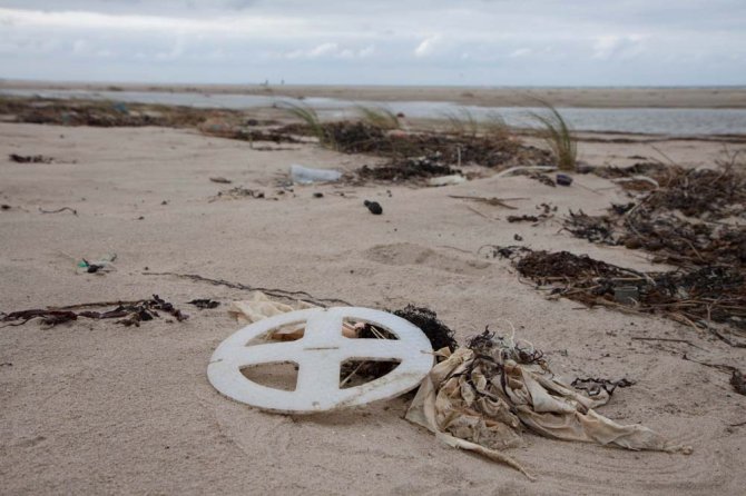 •	Resten van weerballonnen worden geregeld op stranden gevonden.