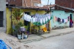 Laundry for the football team in Recife, Brazil. Photo by Martijn Koster.